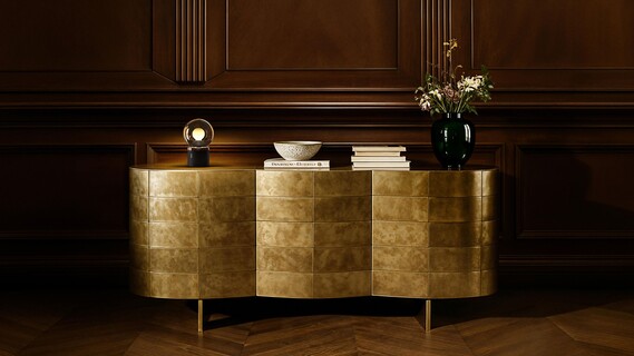 Luna pura gold Kommode