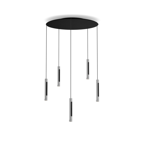 Occhio Leuchte in matt silver matt black