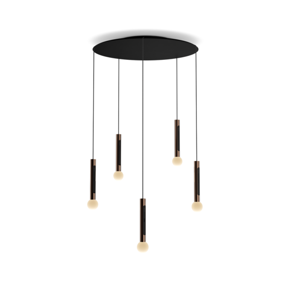 Occhio Leuchte in rose gold