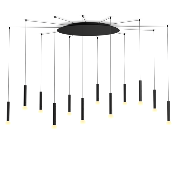 Luminaire in matt black